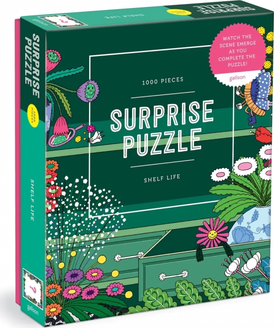 GALISON Surprise puzzle Život na poličke 1000 dielikov