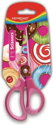 Školské nožnice Keyroad Tattoo Soft 15 cm