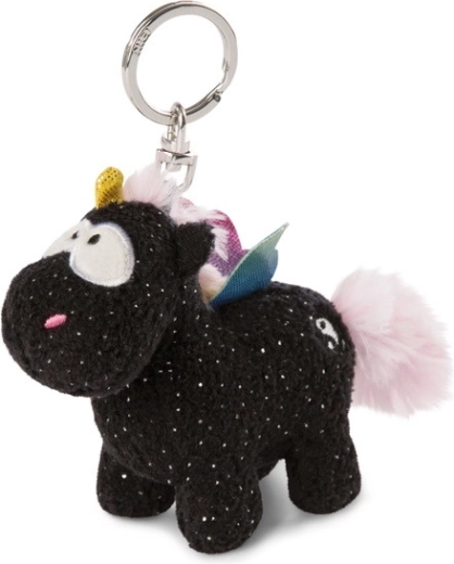 NICI kľúčenka jednorožec Rainbow Yin 10 cm