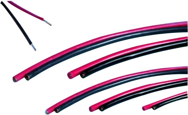 Silikónové vodiče JAMARA 1,5 mm² červené/čierne, 2 × 2 m