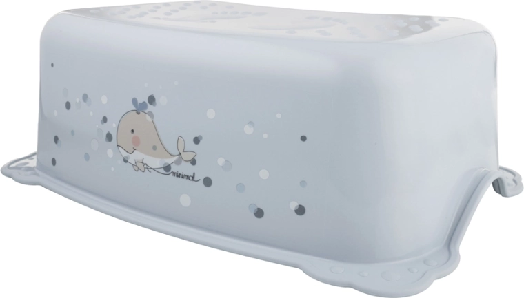 Maltex protišmykový stupienok Veľrybka, satin blue