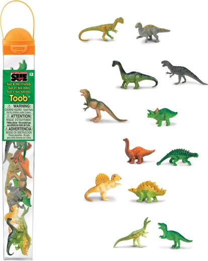 Safari Ltd. TOOBS tuba dinosaury – Sue a jej priatelia