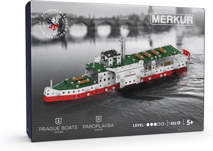 Merkur parník Vyšehrad – stavebnica 432 dielikov
