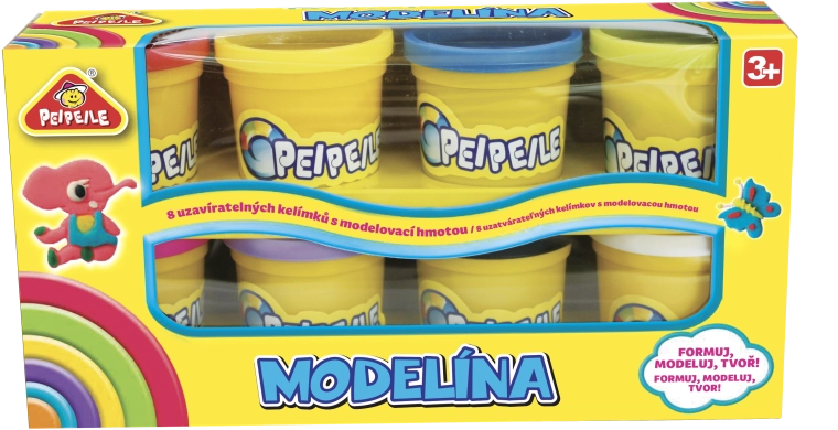 Modelína – sada 8 farieb