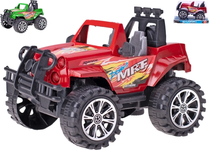 Terénne auto so zotrvačníkom 17 cm