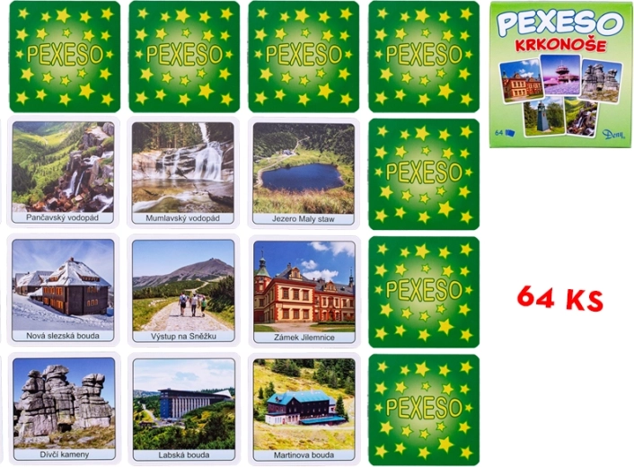 Pexeso Krkonoše – rodinná pamäťová hra