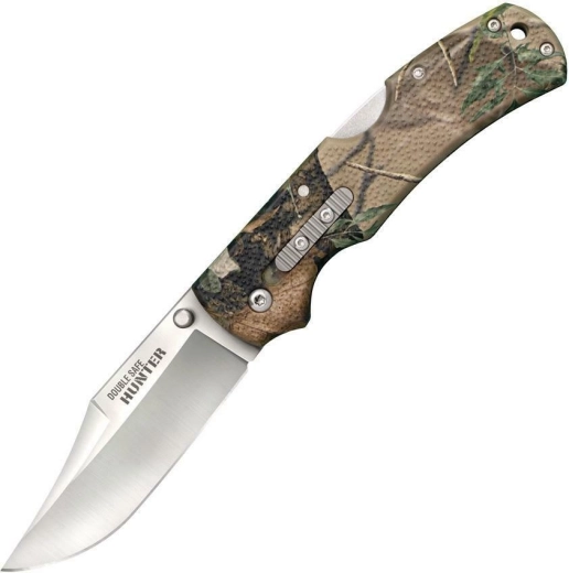Skladací lovecký nôž Cold Steel Double Safe Hunter, maskáčový, 8,9 cm