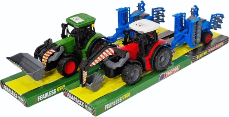 Poľnohospodársky traktor s príslušenstvom - 1 kus