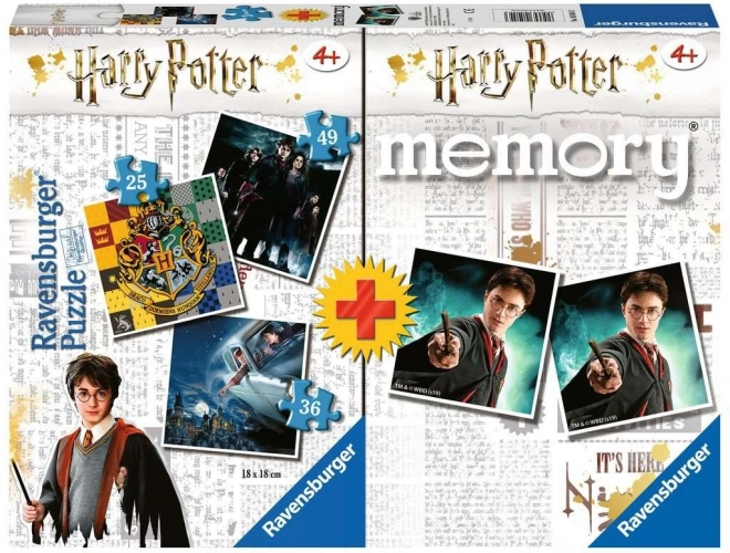 Ravensburger puzzle Harry Potter 3v1 pre deti