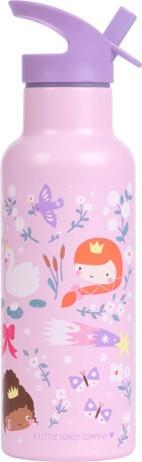 A Little Lovely Company nerezová fľaša na pitie 500 ml – princezné