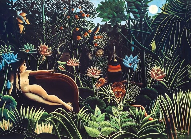 Drevené Puzzle Art: Henri Rousseau - Sen 200 Dielov