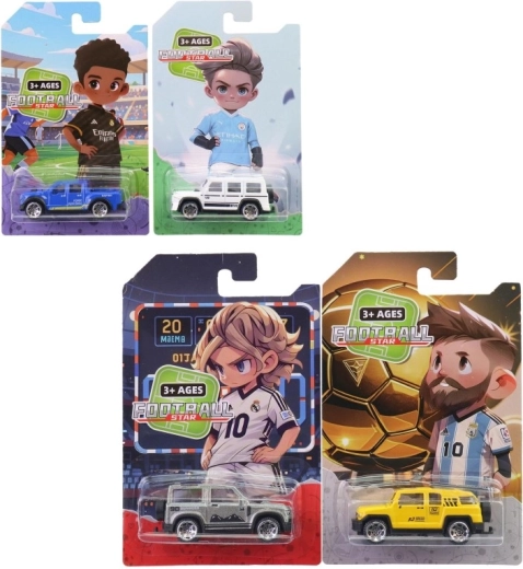 Kovové autíčko 1:64 na karte 7 cm