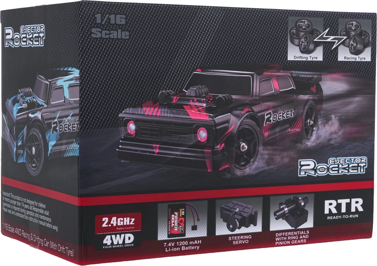 RC driftovacie auto ROCKET s pohonom 4×4