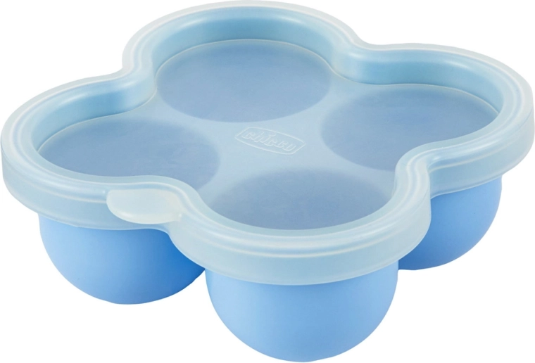 Chicco multifunkčná nádoba na uskladnenie detskej stravy, 4 porcie po 60 ml
