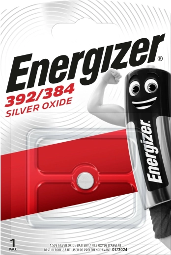 Hodinková batéria ENERGIZER 392/384 1,55 V, 41 mAh