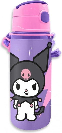 Hliníková fľaša na pitie 600 ml KUROMI