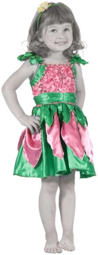 Wiky karnevalový kostým Kvetinová víla XS (92–104 cm) - 1 sada