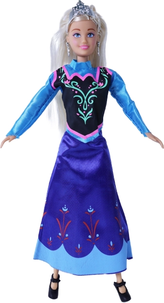 Zimné kráľovstvo oblečenie pre bábiku