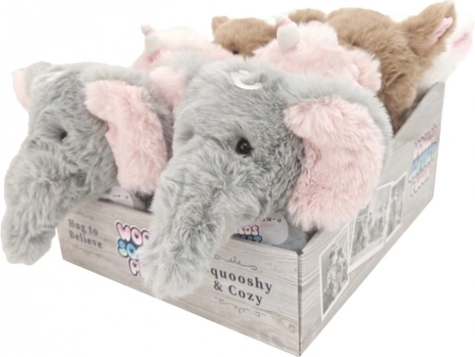 Plyšový slon sivý 27 cm