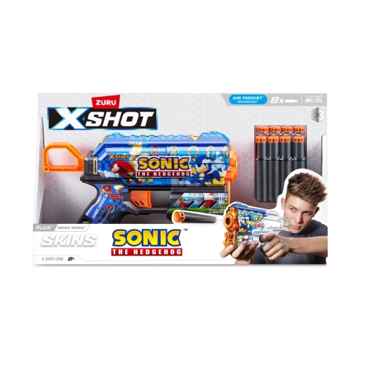 X-Shot Skins Flux Sonic the Hedgehog blaster viac druhov