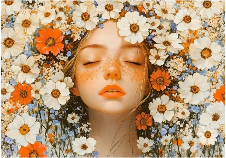 Puzzle Jarné dievča 500 dielikov CASTORLAND