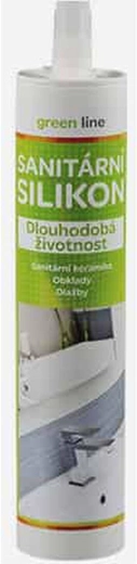 Sanitárny silikón biely 280 ml GREEN LINE