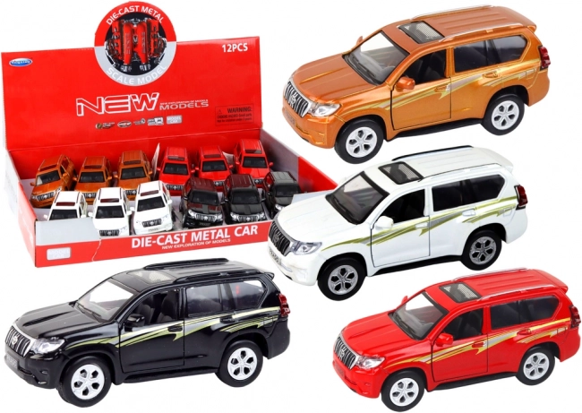 Kovové autíčko 12 cm s efektmi svetla a zvuku – rôzne farby