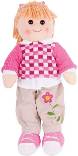 Látková bábika Melanie 38 cm – Bigjigs Toys