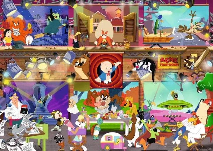 Puzzle RAVENSBURGER Looney Tunes Studio 1000 dielikov