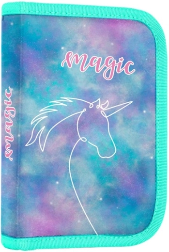 Jednoposchodový školský peračník Unicorn s 2 chlopňami, prázdny