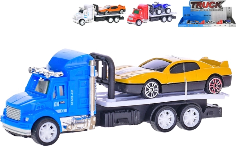 Nákladné auto na zotrvačník s mini vozidlom 12,5 cm