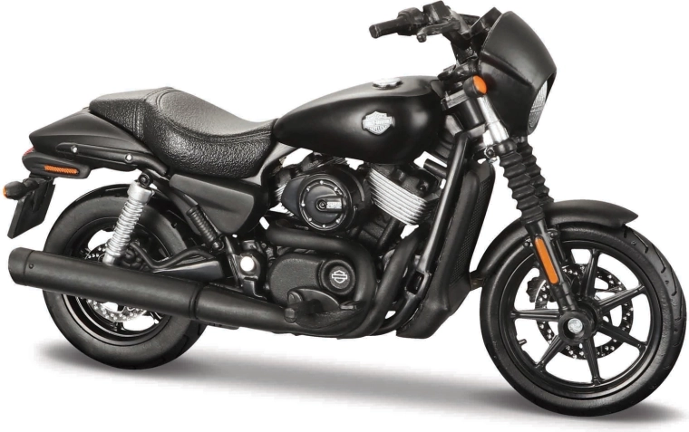 Maisto Harley-Davidson Street 750 2015 motocykel 1:18 matne čierny