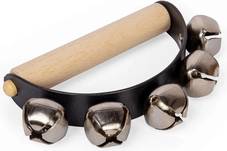 Bigjigs Toys detské rolničky s drevenou rukoväťou