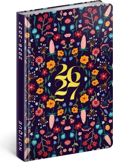 Notique 18-mesačný diár Petito Flóra 2026/2027, 11 × 16 cm