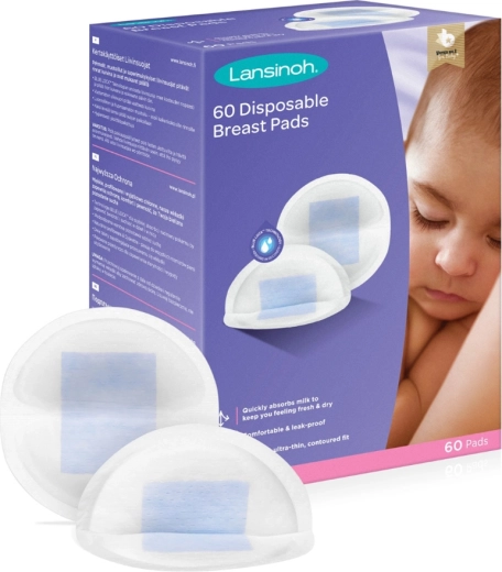 Lansinoh jednorazové vložky do podprsenky 60 ks