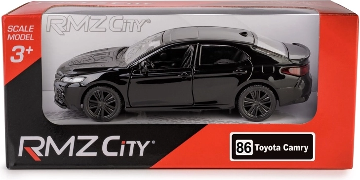 Kovový model RMZ City Toyota Camry 2022 1:32 čierny s pull-back pohonom