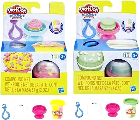 Play-Doh cupcakes a makrónky – kreatívna sada na pečenie z plastelíny