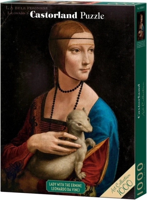 Puzzle 1000 dielikov Dáma s hranostajom od Leonarda da Vinciho Art Collection