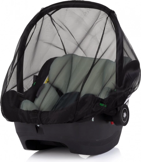 Univerzálna sieťka proti hmyzu na autosedačku CHIPO LINO, čierna