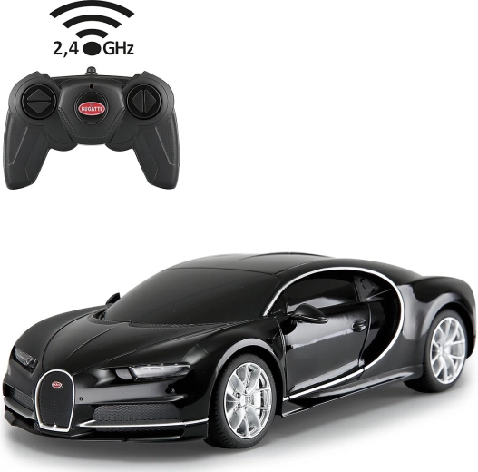 Bugatti Chiron diaľkovo ovládané auto 1:24 čierne 2,4 GHz Jamara - 1 kus