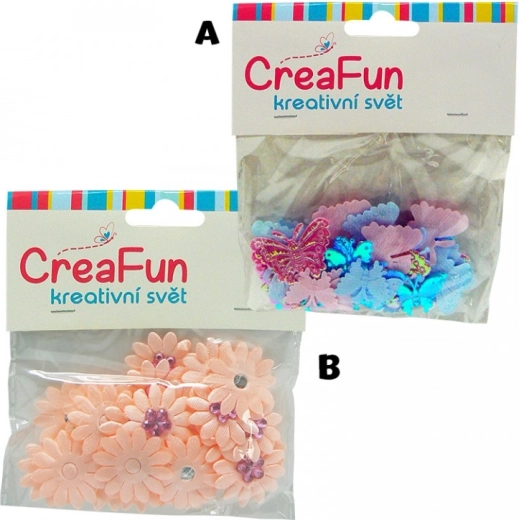 Kreatívna stavebnica Kvet a motýľ, 30 dielikov (24 mm)