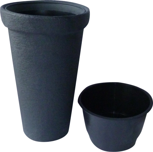 Kvetináč Classic Tower, antracit