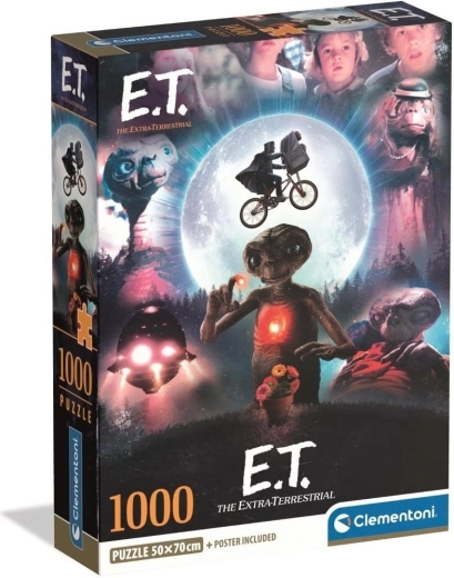Puzzle CLEMENTONI kultové filmy: E.T. Mimozemšťan 1000 dielikov