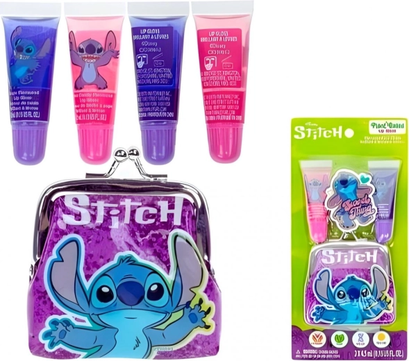 Sada peňaženky a 2 gélov na pery Stitch