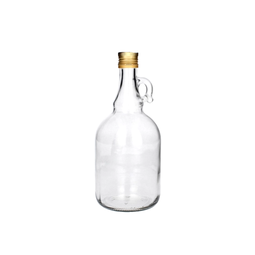 Sklenený galón 0,5 l s kovovým skrutkovacím uzáverom