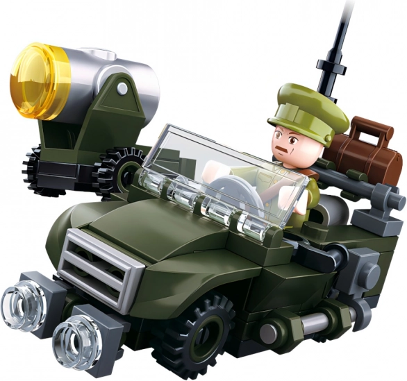 Hliadkový jeep Sluban WWII