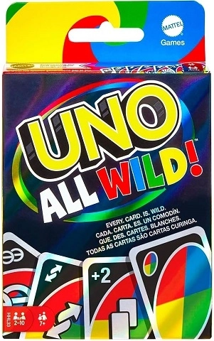 Mattel Uno All Wild – kartová hra