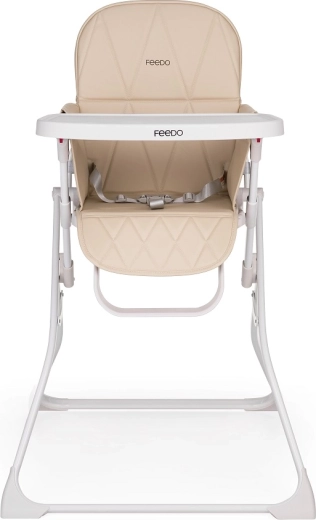 Feedo jedálenská stolička Bite cappuccino beige