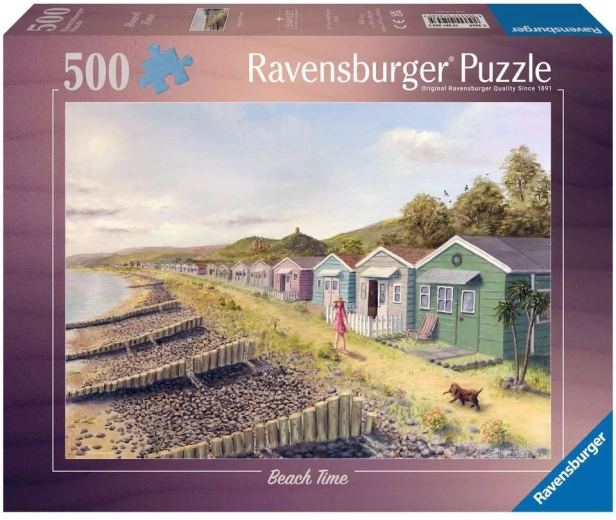 Ravensburger puzzle Čas na pláži 500 dielikov