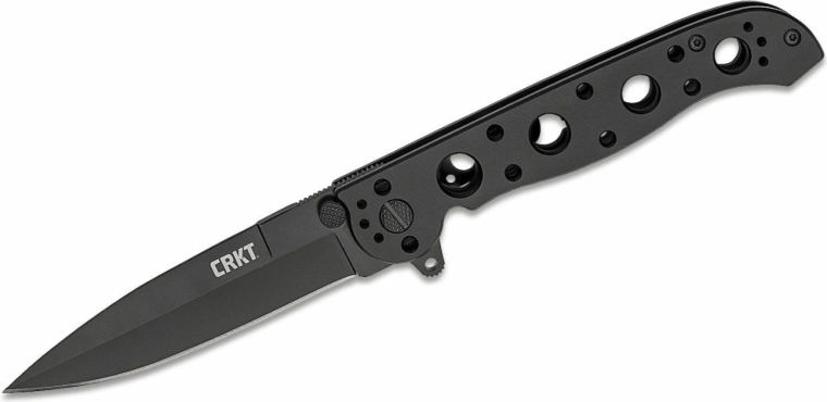 CRKT M16-03KS čierny zatvárací nôž Spear Point 9 cm